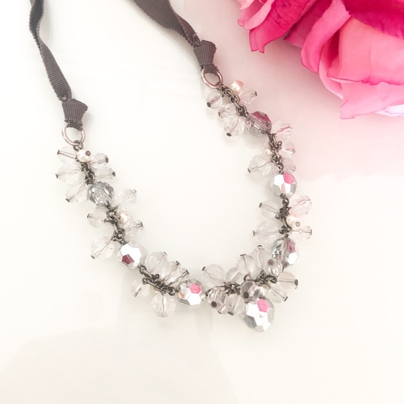 American Eagle Gray Statement Necklace - Picture 2 of 6